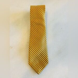 Robert Talbott Carmel - Gold Geometric Tie